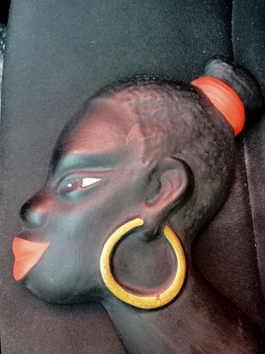 Tête africaine céramique - tête,