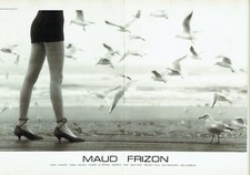 Publicité Advertising  1020 1987 Maud Frizon  chaussures par D; Issermann