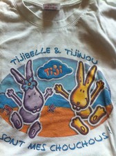 TIJI TV Tshirt Blanc TIJINOU