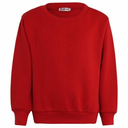 Pull uni rouge - rouge, pour