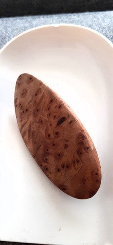 Broche vintage bois - en,