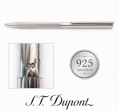 Dupont stylo bille argento 925 - stylo,