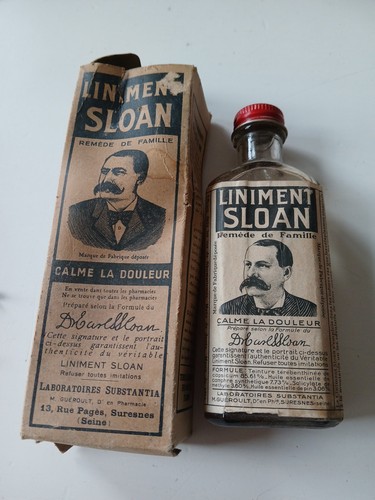 Ancien flacon liniment sloan - ancien,