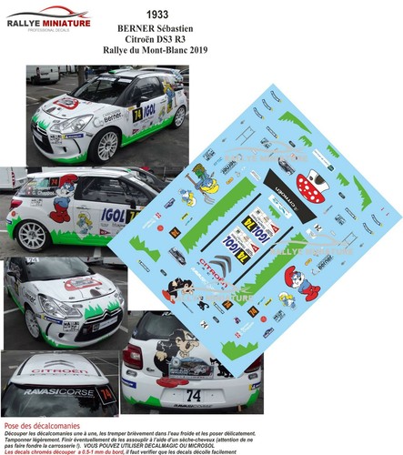 Decals ref 1933 citroen - decals,