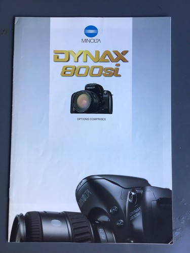 Brochure minolta dynax 800si - dynax,