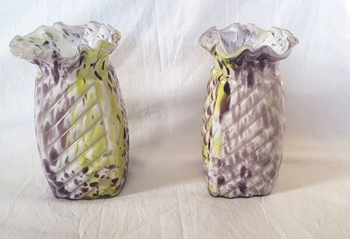 Paire vases murano clichy - de,