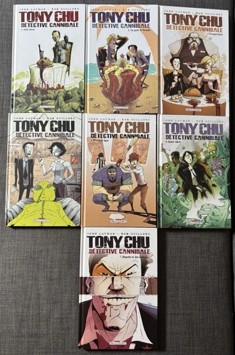 Delcourt lot albums tony chu - albums,