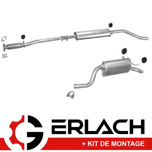Echappement silencieux pour