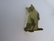 BROCHE / PIN / PASSION DES CHATS / ATLAS / CAT / MUNCHKIN SEAL POINT TOP !
