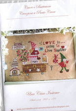 point de croix  grille lutins Noël