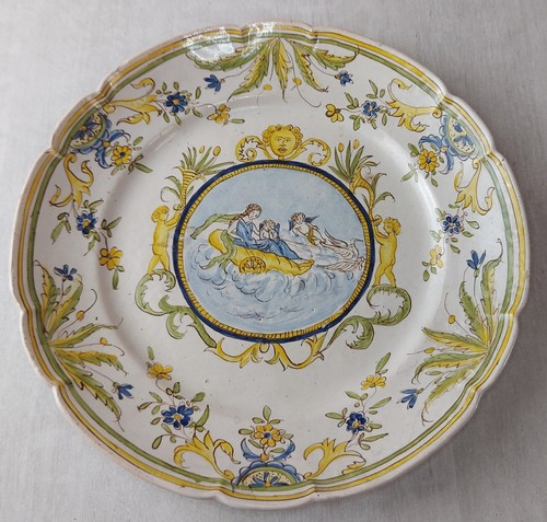 Ancienne assiette - , en
