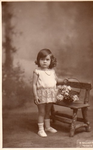 Bj319 carte photo vintage card - bj319,