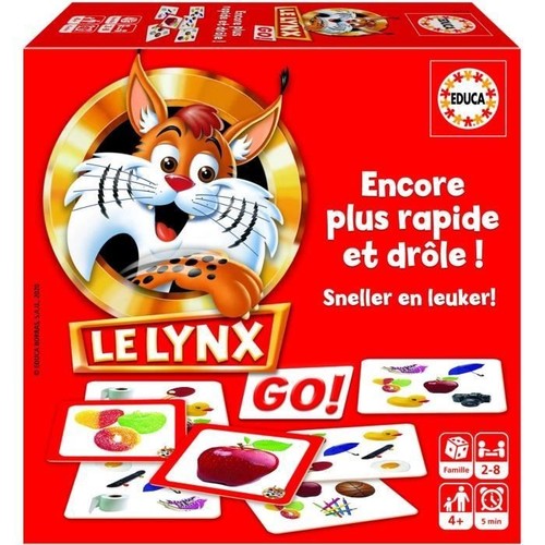 Jeu cartes lynx educa - jeu, de