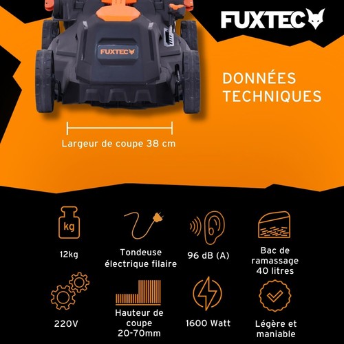 Fuxtec tondeuse électrique - tondeuse,