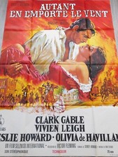 Autant en Emporte le Vent Affiche Poster 120x160cm 47"63 Ressortie 70' S293