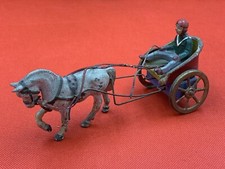 Jouet ancien attelage en