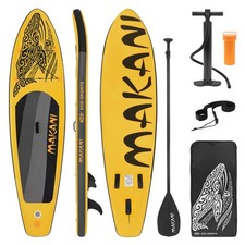 Stand up paddle board gonflable Makani planche sac pompe pagaie jaune 320 cm
