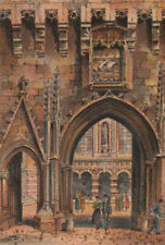 CPSM GF Illustration BARDAY - La Rochelle - L'Hôtel de Ville (porte d'enceinte)