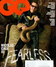 GQ Revue Nicholas Cage Est