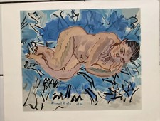 LITHOGRAPHIE RAOUL DUFY FEMME