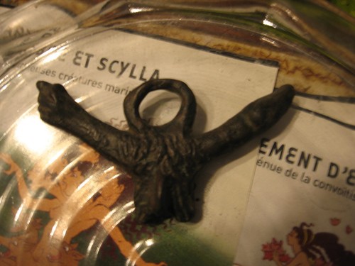 Pendentif phallus romain en - pendentif,