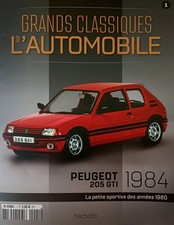 NEW TEST №1 !!! PEUGEOT 205 GTI 1984, Hachette 1/43 + FAS + Page de titre
