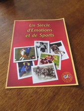PLANCHE  NEUVE TIMBRES COULEURS UN SIECLE D'EMOTIONS ET DE SPORT AIME JACQUET 