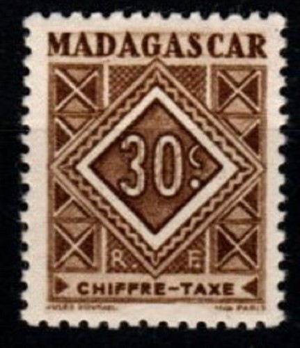 Madagascar 1947 t timbre - madagascar,