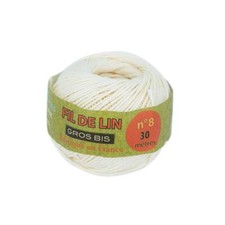 Bobine de 30m de fil de lin
