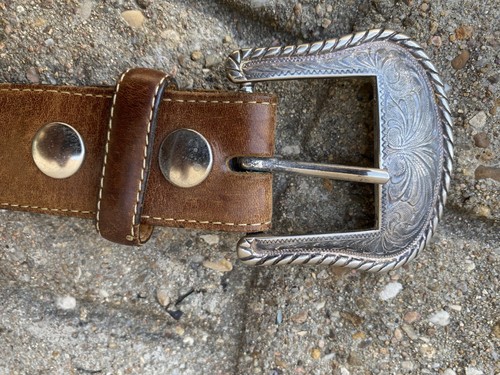Ceinture cuir vintage - en, tony