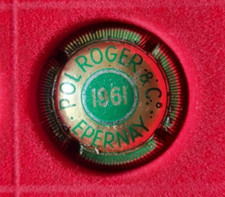 capsule champagne ANCIENNE POL ROGER 1961