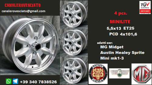 Jantes alliage minilite - , 5,5j