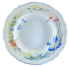 LOT 1 ASSIETTE CREUSE 23 CM CERAMIQUE BARBOTINE MODELE RIVIERA VILLEROY ET BOCH