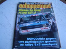 Echappement 118 a78 Alpine