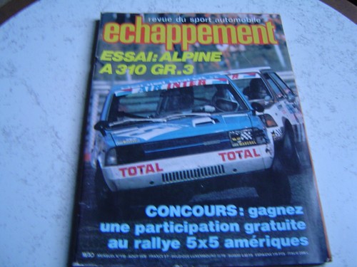 Echappement 118 a78 alpine - echappement,