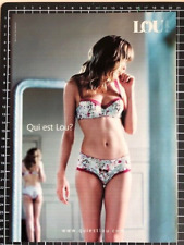 Publicité de presse de 2005- Lingerie Lou- French ad
