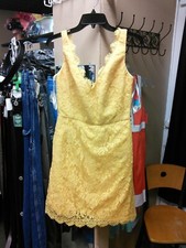 NWT Monique Lhuillier yellow dress sz 6  never been worn