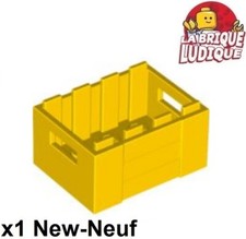 Lego 1x Container coffre box caisse crate jaune/yellow 30150 NEUF