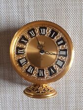 Pendulette réveil bureau JAEGER LECOULTRE RECITAL 8 jours mécanique SUISSE .