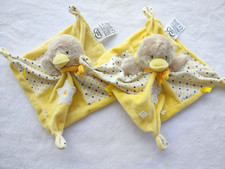 lot de 2 DOUDOU PLAT MOTS