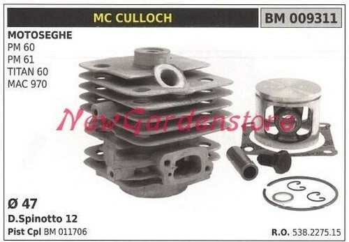 Cylindre piston segments - cylindre, mc