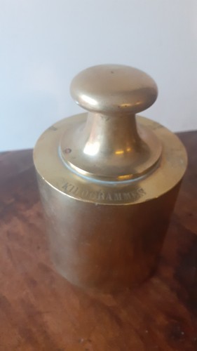 Ancien poids laiton 5 - en, de