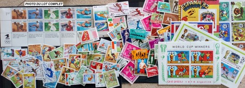 Lot timbres blocs - lot,