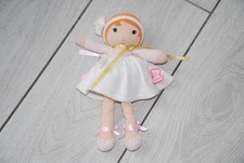 Doudou Kaloo Poupee Creations Tendres Et Douce Rose blanc