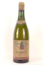 chablis simonnet-febvre  blanc 1954 - bourgogne