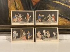 Scarce Lot of 4 Antique French