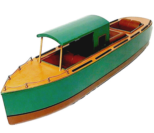 Wooden pond boat vintage model - pond,