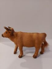 Jouet ancien vache en carton bouilli recouverte de peau véritable 1900 ? Poupee 