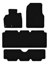 Tapis de sol en velours noir pour Renault Espace IV année 2002-2012 set 4 pièces