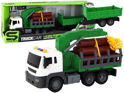 Camion avec tracteur grue - tracteur,